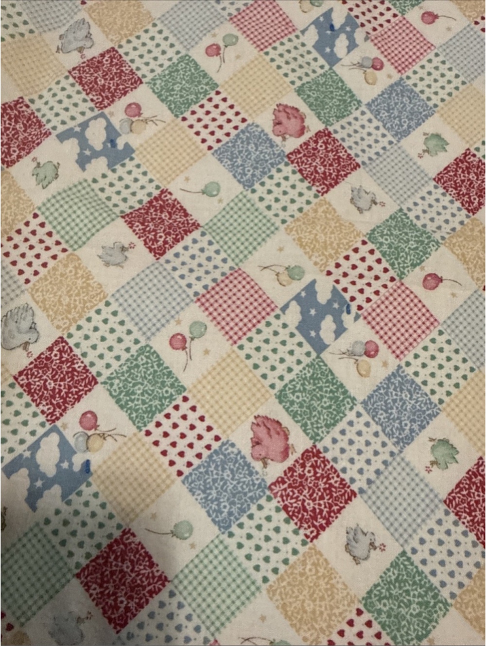 VTG Handmade Baby Blanket Double Sided - Picture 4 of 7